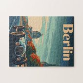  raceauto in Berlijn Legpuzzel (Horizontaal)