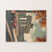  raceauto in Berlijn Legpuzzel (Horizontaal)