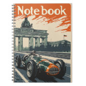  raceauto in Berlijn Notitieboek (Voorkant)