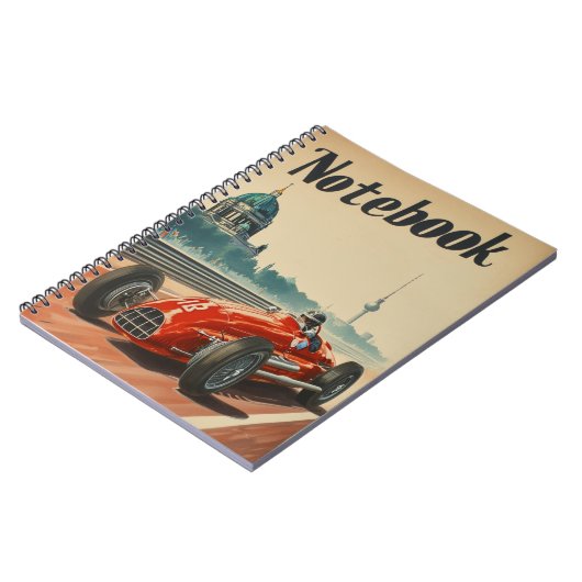  raceauto in Berlijn Notitieboek (Linkerzijde)