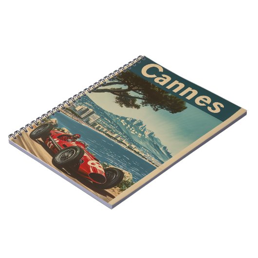 raceauto in Cannes Notitieboek (Linkerzijde)