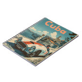 raceauto in Cuba Notitieboek (Linkerzijde)