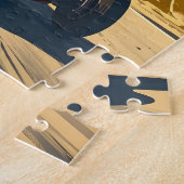  raceauto in de Alpen Legpuzzel (Zijkant)