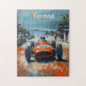  raceauto in Havana kunstzinnig Legpuzzel (Verticaal)