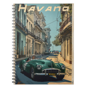 raceauto in Havana Notitieboek