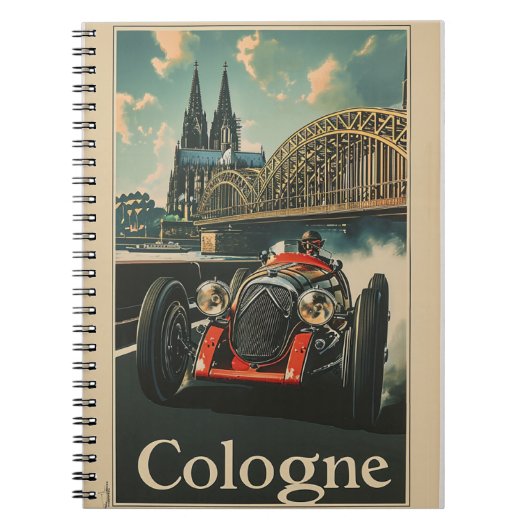  raceauto in Keulen Notitieboek (Voorkant)