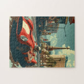  raceauto in Las Vegas Legpuzzel (Horizontaal)