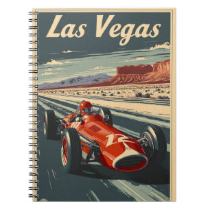  raceauto in Las Vegas Notitieboek