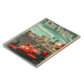 raceauto in Las Vegas Notitieboek (Linkerzijde)