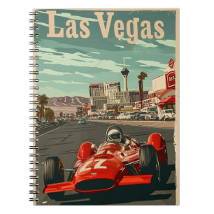 raceauto in Las Vegas Notitieboek