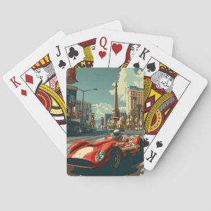  raceauto in Las Vegas Pokerkaarten