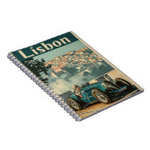 raceauto in Lissabon Notitieboek (Rechterzijde)