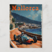 raceauto in Mallorca Briefkaart (Voorkant)