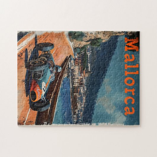  raceauto in Mallorca Legpuzzel (Horizontaal)