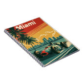  raceauto in Miami Notitieboek (Rechterzijde)