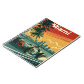  raceauto in Miami Notitieboek (Linkerzijde)
