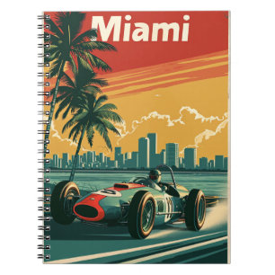  raceauto in Miami Notitieboek