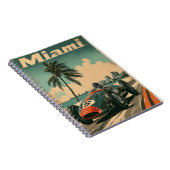 raceauto in Miami Notitieboek (Rechterzijde)