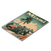 raceauto in Miami Notitieboek (Linkerzijde)