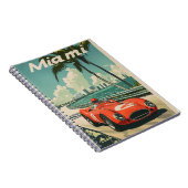  raceauto in Miami Notitieboek (Rechterzijde)