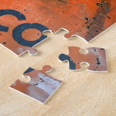  raceauto in Monaco kunst Legpuzzel (Zijkant)