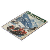  raceauto in Oostenrijk Notitieboek (Linkerzijde)