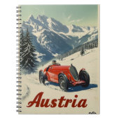  raceauto in Oostenrijk Notitieboek (Voorkant)