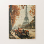 raceauto in Parijs Legpuzzel (Verticaal)