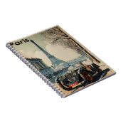 raceauto in Parijs Notitieboek (Rechterzijde)