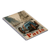  raceauto in Parijs Notitieboek (Rechterzijde)