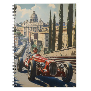 raceauto in Rome Notitieboek