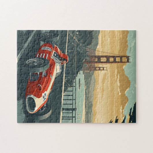  raceauto in San Francisco Legpuzzel (Horizontaal)