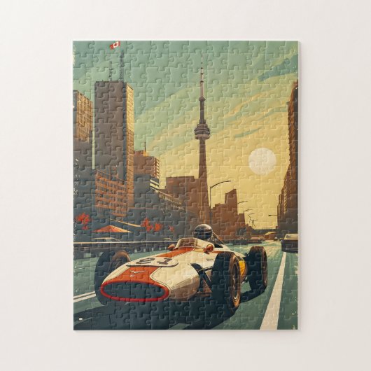 raceauto in Toronto Legpuzzel (Verticaal)