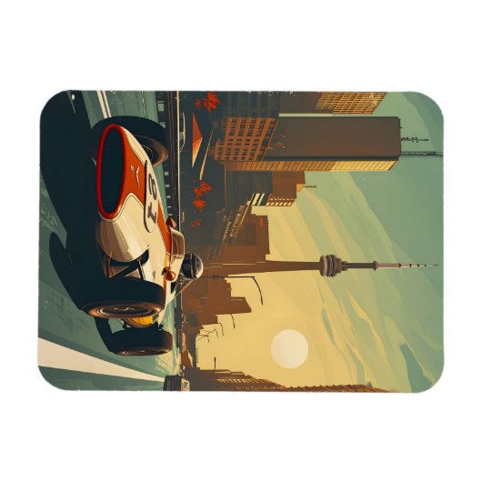  raceauto in Toronto Magneet (Horizontaal)