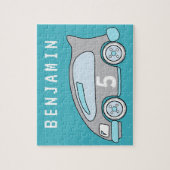 Raceauto  Kinder puzzel (Verticaal)