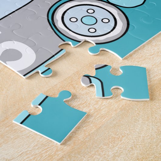 Raceauto  Kinder puzzel Legpuzzel (Zijkant)