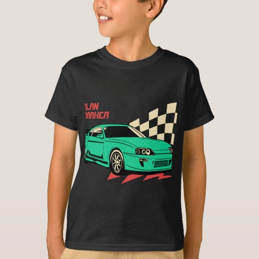  raceauto klantnaam T-Shirt (Voorkant)