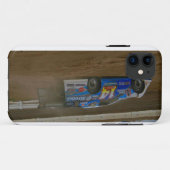 raceauto loopt uit op race Case-Mate iPhone case (Achterkant (horizontaal))