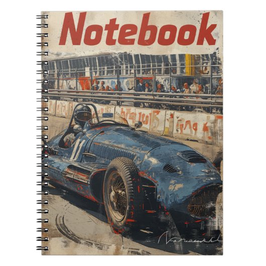  raceauto notitieboek (Voorkant)