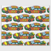 Raceauto Nummer 88 Cadeaupapier (Vlak)