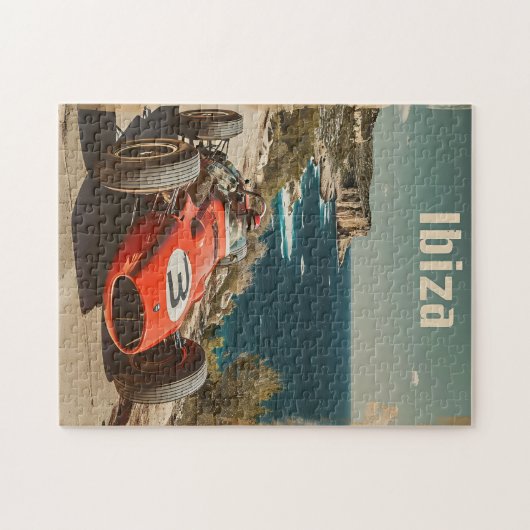  raceauto op Ibiza Legpuzzel (Horizontaal)