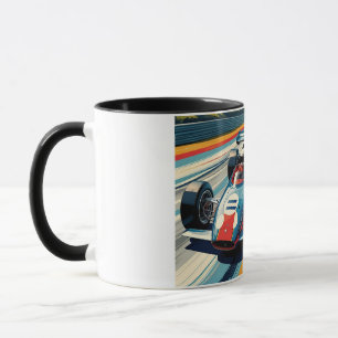 raceauto T-shirt Klassieke Motorsport App Mok