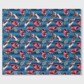  raceauto's cadeaupapier (Vlak)