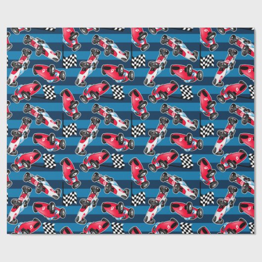  raceauto's cadeaupapier (Vlak)