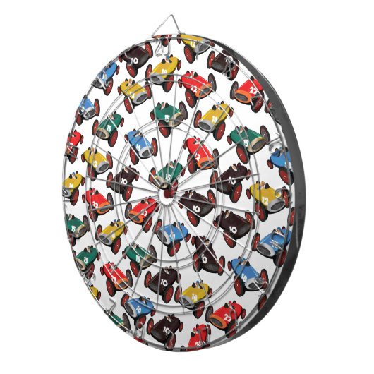  raceauto's dartbord (Voorkant Rechts)