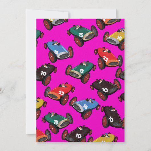  raceauto's kaart (Voorkant)