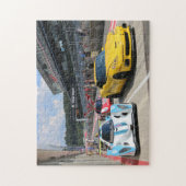 raceauto's met verbluffende kleuren legpuzzel (Verticaal)