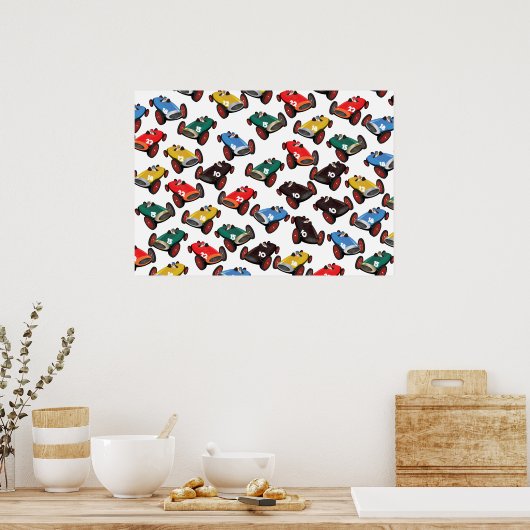 raceauto's poster (Keuken)