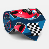 raceauto's stropdas (Opgerold)