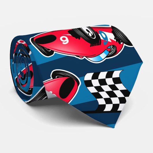  raceauto's stropdas (Opgerold)